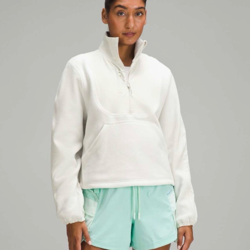 Lululemon Fleece + Ripstop Hiking Pullover
Bone